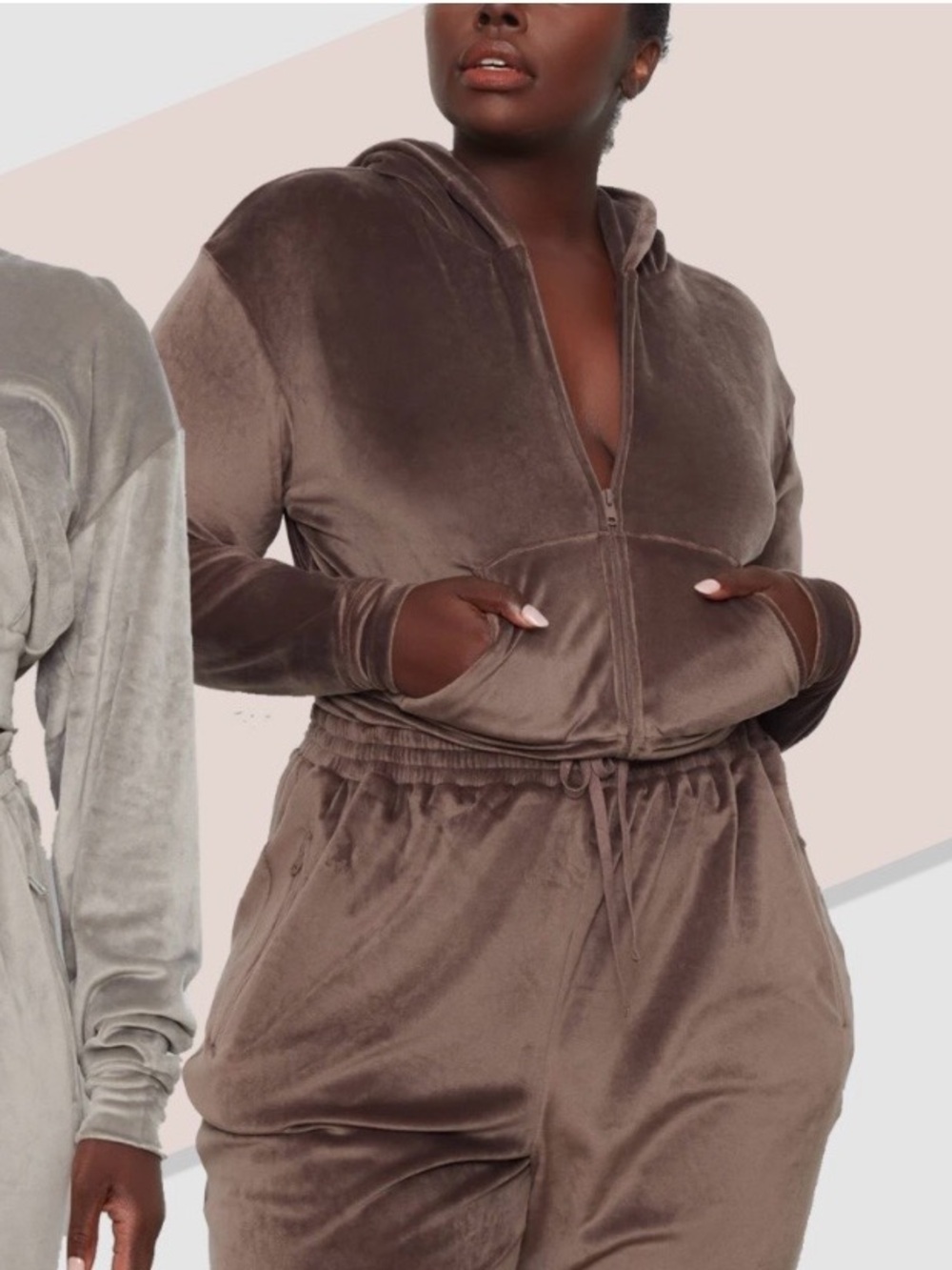 Skims Velour Plus Size Tracksuit 4X/3X